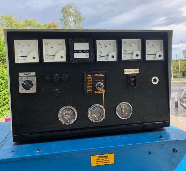 300 Kva Perkins/Atalanta open type diesel generator. Engine: Perkins 2006-TWG2