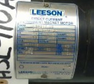 Leeson DC Permanent Magnetic Motor Cat No: 098017.00 Type: M71-12 Model:C142D34FT2A
