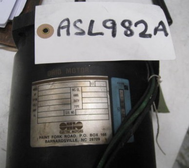 0.5HP Ohio DC Motor - FR: C - 481524 X 7867A 