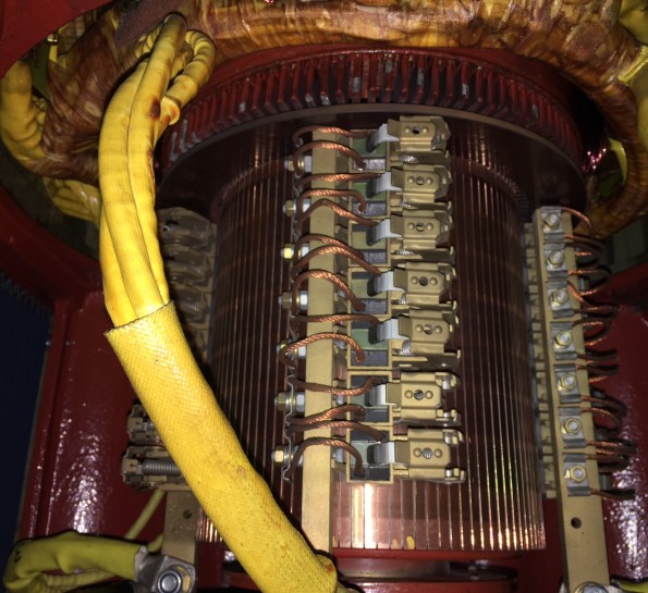 418 Kw AEG DC Motor. Type: GC31.12 Fremdluftung.