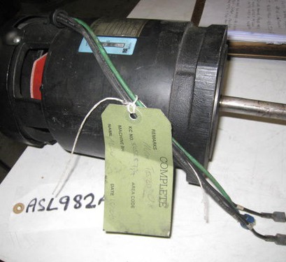 0.5HP Ohio DC Motor - FR: C - 481524 X 7867A 